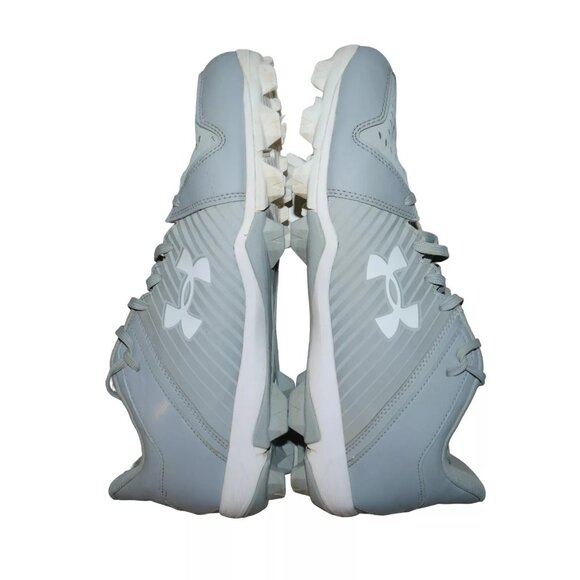 Under Armour Leadoff Low RM Baseball Cleats Men's Size 12 Gray Leather Summer Sp - Picture 4 of 12